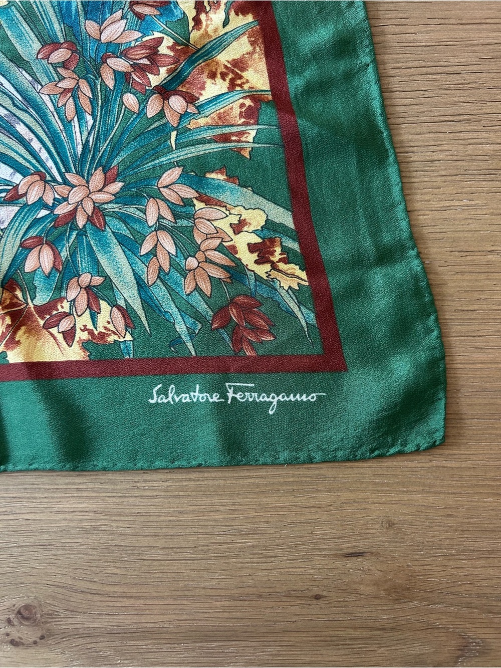 Salvatore Ferragamo Woodland Animals Silk Scarf - Picture 5 of 9